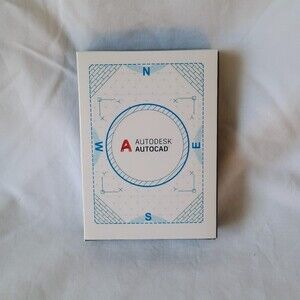 Autodesk AutoCAD Playing Cards Collectible Employee Swag Engineering